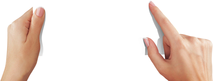 Giving Hands Png - Tab With Hand Png (679x466), Png Download