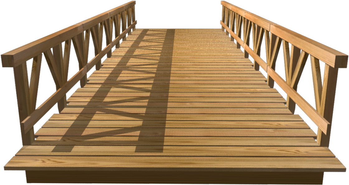 Bridge Png - Puente De Madera Png (1280x720), Png Download
