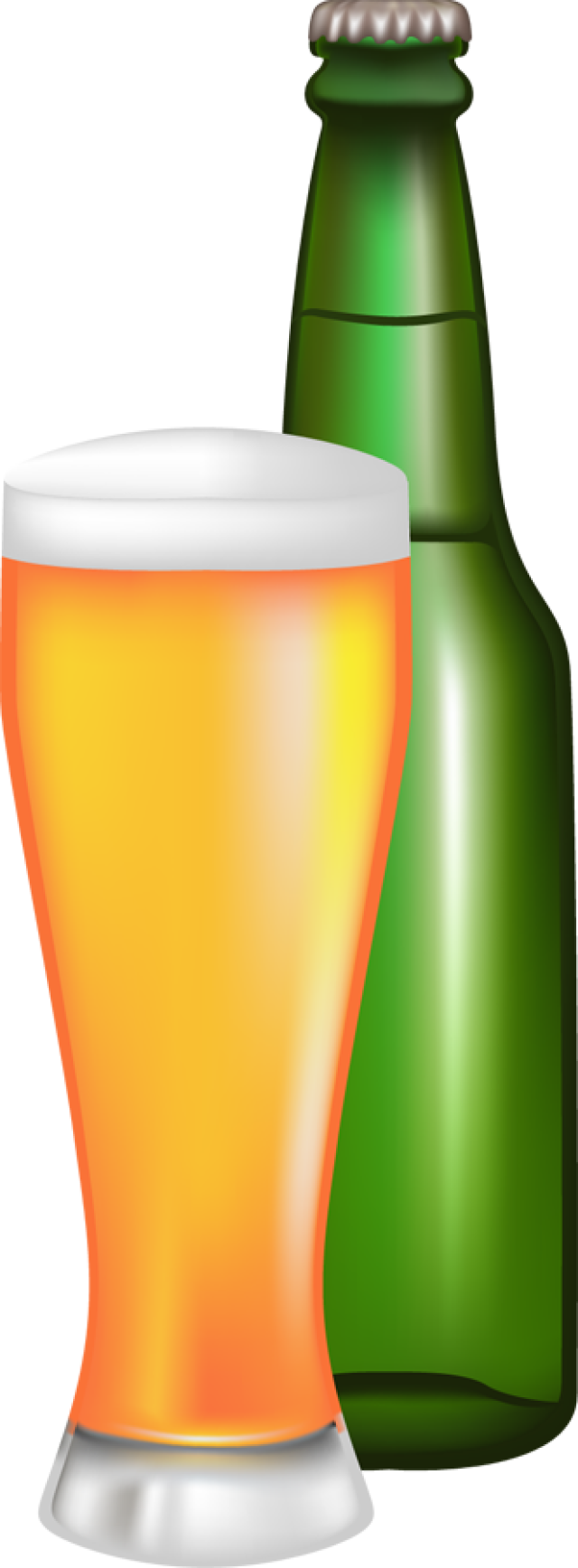 Beer Bottle Clipart - Clip Art (640x1735), Png Download