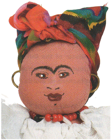Frida Kahlo Cloth Doll Pattern - Plush (500x500), Png Download