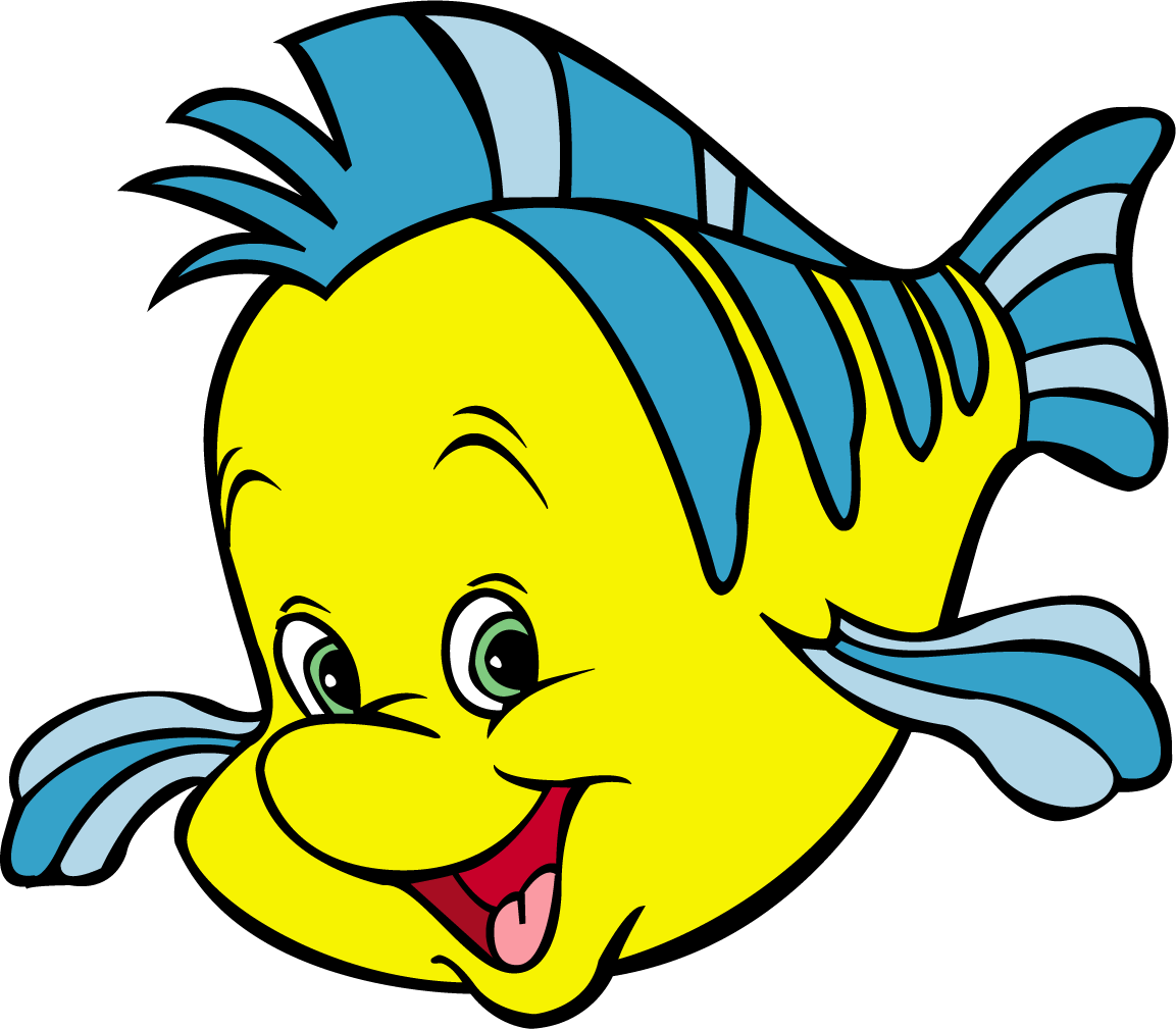 Clipart Free Ariel At Getdrawings Com Free For Personal - Flounder Little Mermaid (1153x1009), Png Download