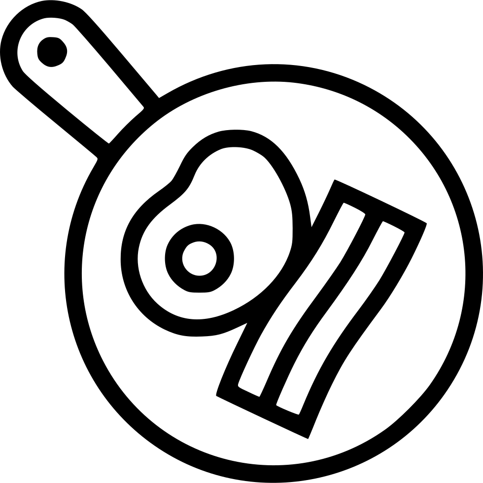 Bacon And Eggs Comments - Egg Bacon Icon Png (980x980), Png Download