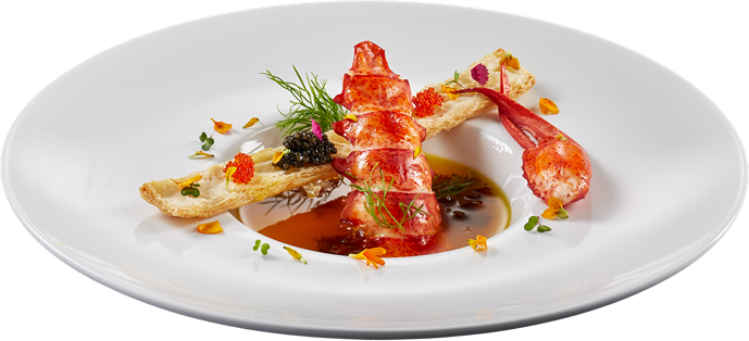Calgary Best Catering For Weddings, Receptions, Celebrations - Food Plating Png (689x314), Png Download