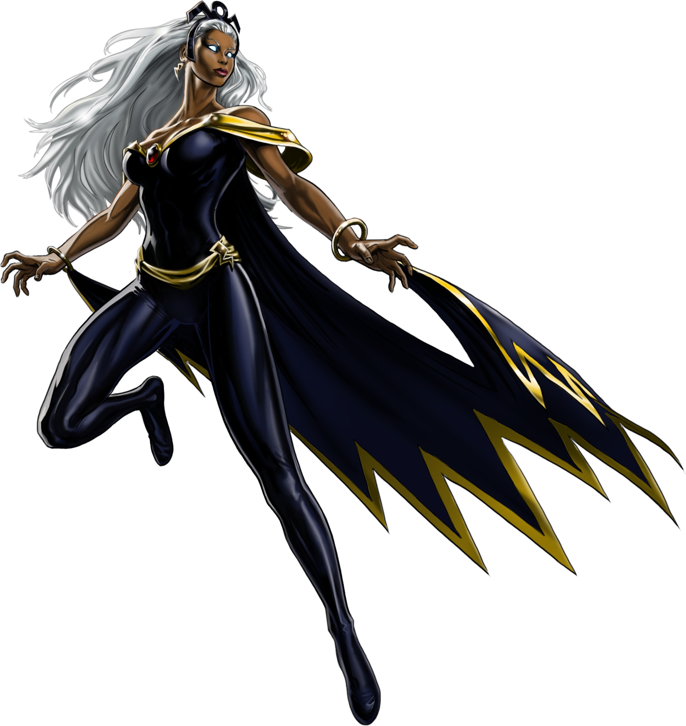Hurricane Clipart Comic - Storm X Men White Background (1385x1466), Png Download