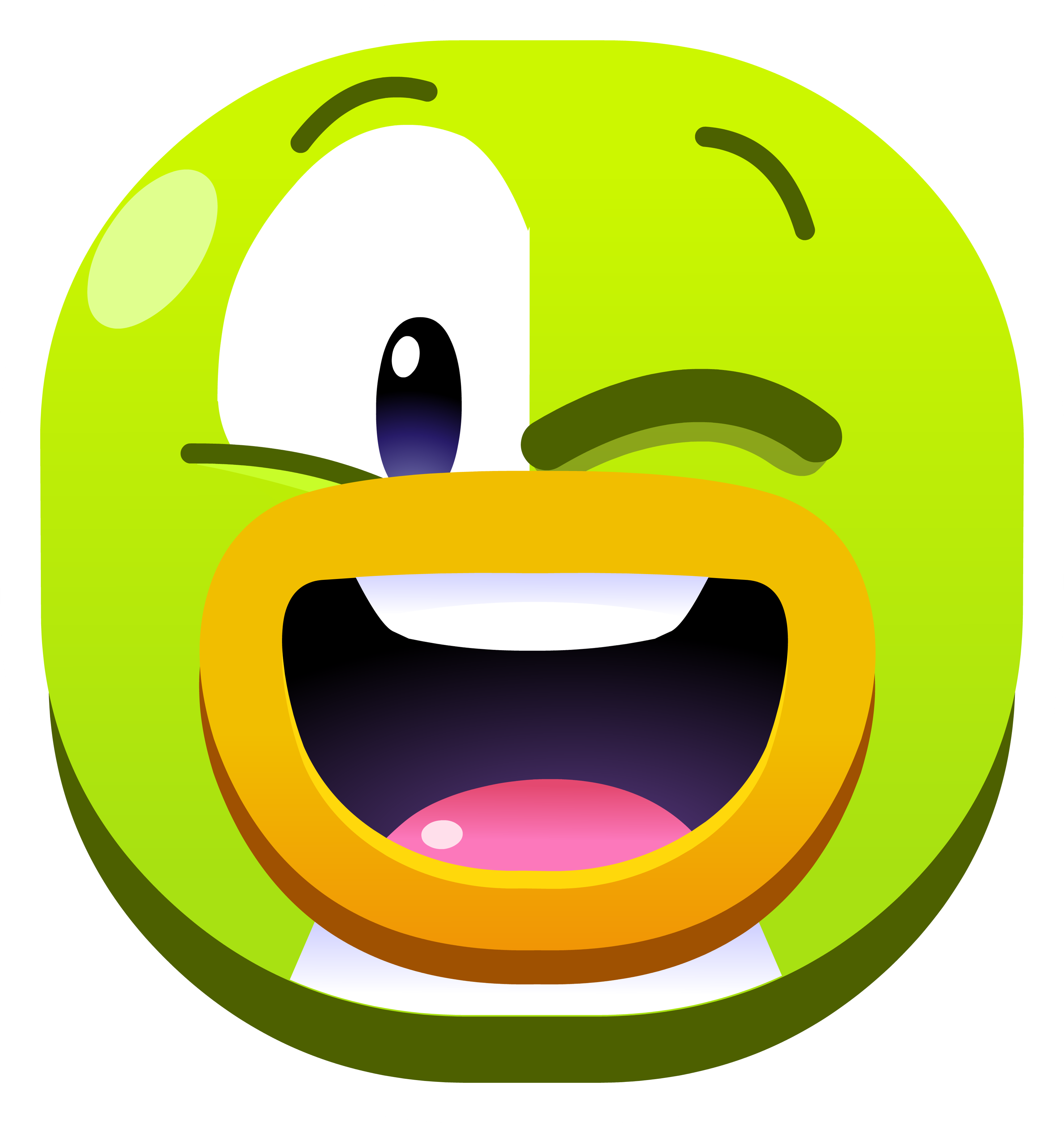 Penguin Emoji Png - Club Penguin Island Emojis (3440x3631), Png Download