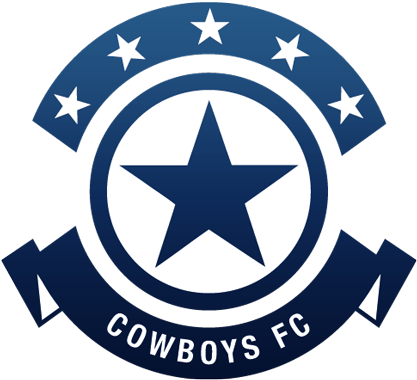 Dallas Cowboys Fc - American Football Soccer Logos (417x380), Png Download