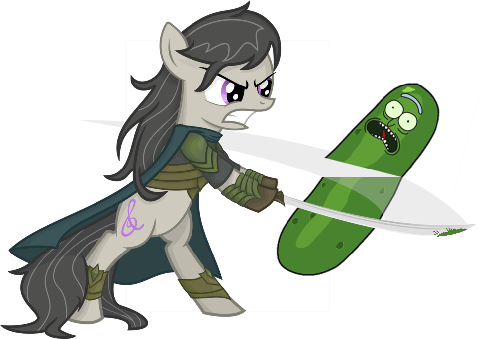 Arc, Bipedal, Earth Pony, Elrond, Female, Food, Green, - Canterlot (1024x755), Png Download
