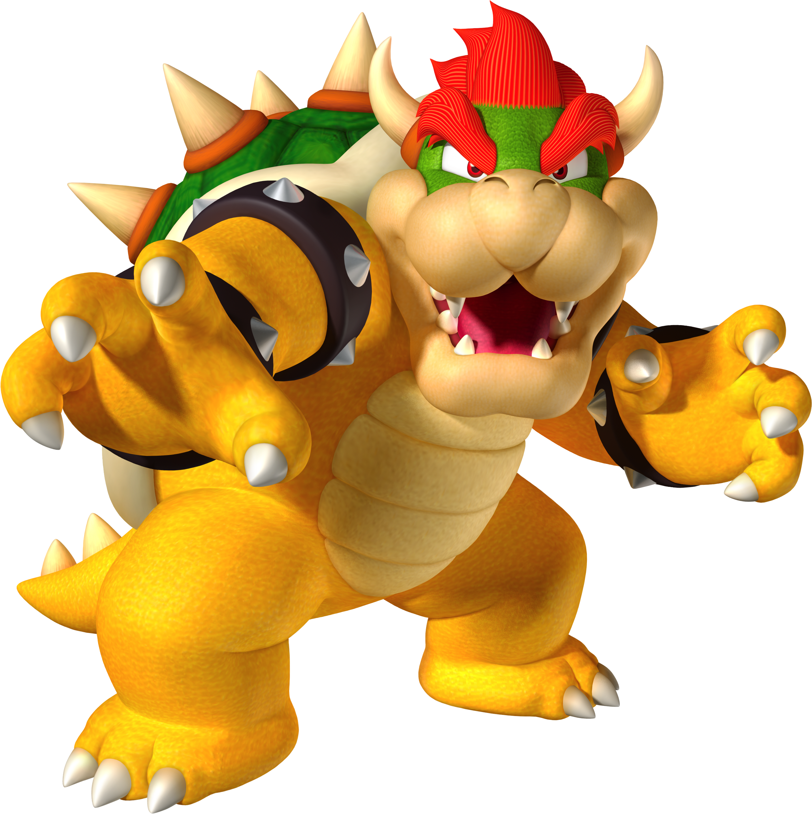Nsmb2 Bowser - Super Mario Bowser (2817x2824), Png Download