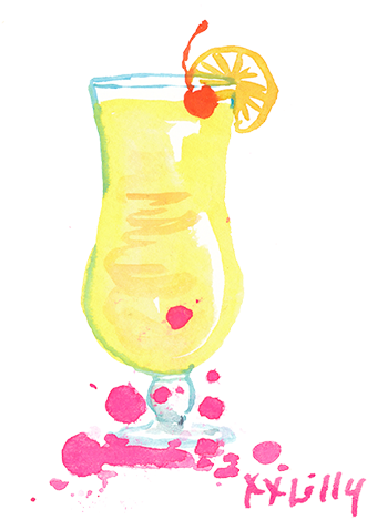 Illustration, Style, Clock, Artsy, Lily Pulitzer, Phone - Illustration (500x500), Png Download