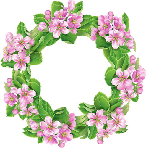 Enderness Art Objects Pinterest Views Album - Ramka Z Kwiatów (494x500), Png Download