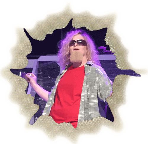 Hair Metal Expanded Universe - Girl (500x486), Png Download