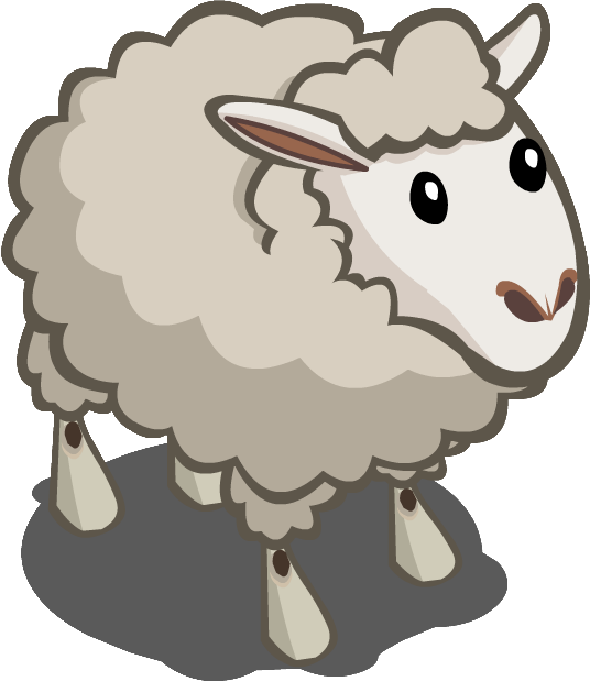 Free Download Of Sheep Icon Clipart - Sheep Icon Png (500x577), Png Download