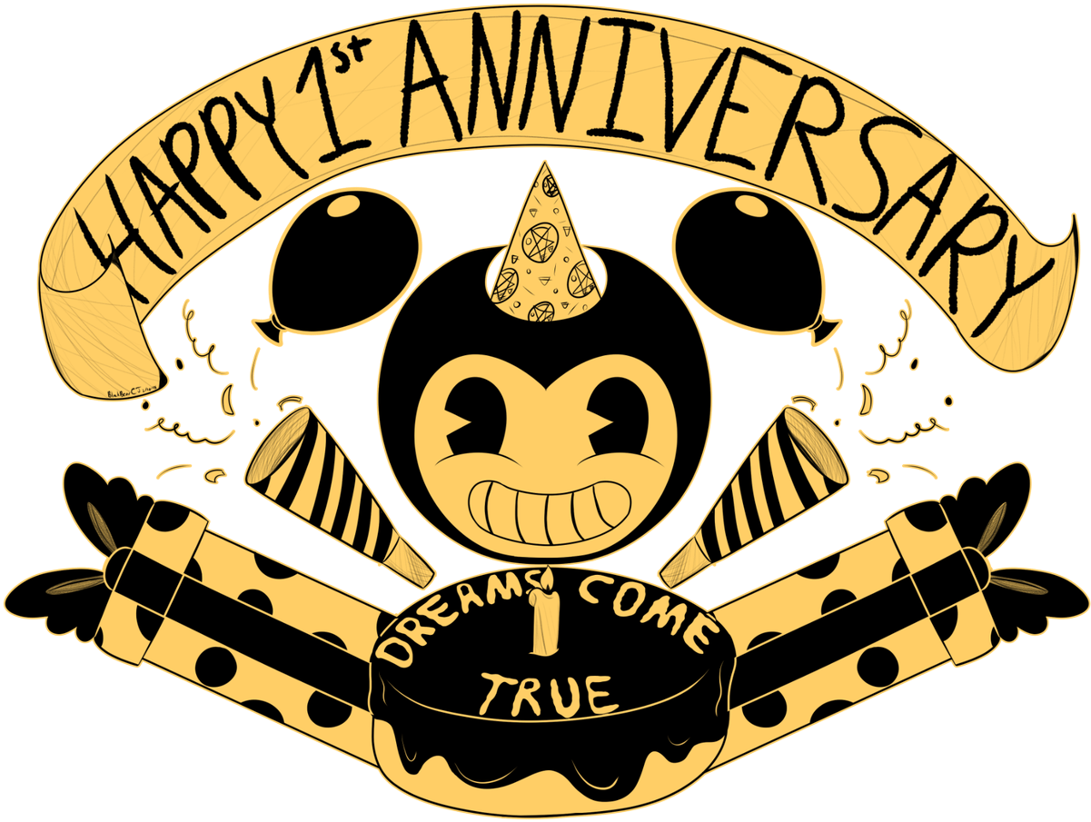 Bendy And The Ink Machine Coming Soon To Nintendo Switch - Video Game (1200x958), Png Download