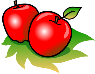 Image Apples Food Clip Art - Apples Clipart (400x313), Png Download