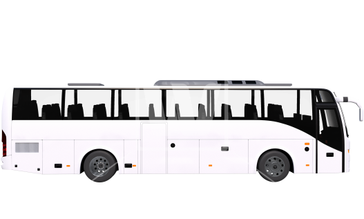 Clip Transparent Download City Bus Png Black And White - Bus (550x362), Png Download