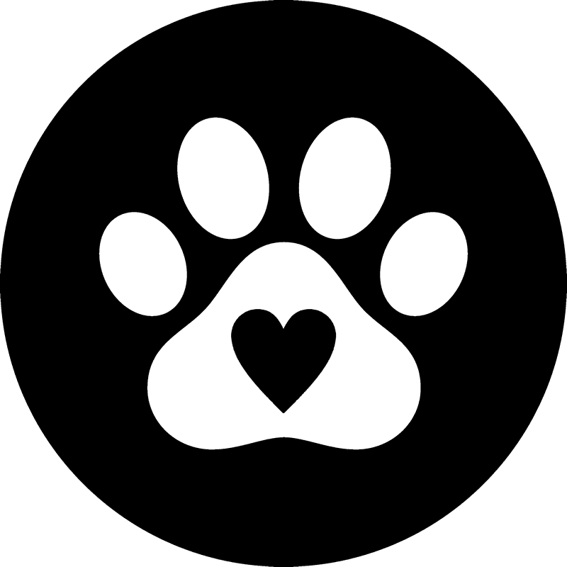 Clip Art Black And White Stock Paw Print Heart Clipart Transparent Paw Print Heart Full Size Png Download Seekpng