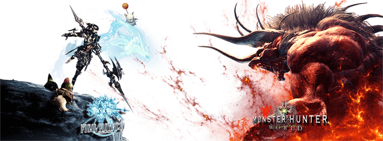 Behemoth Full Armor Weapon Set - Elder Dragon Mhw (750x277), Png Download