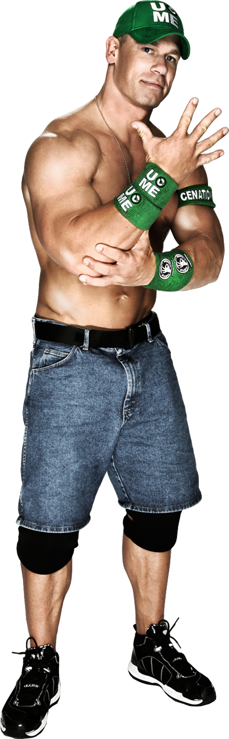 John Cena Full - John Cena 2009 Wwe (449x1445), Png Download