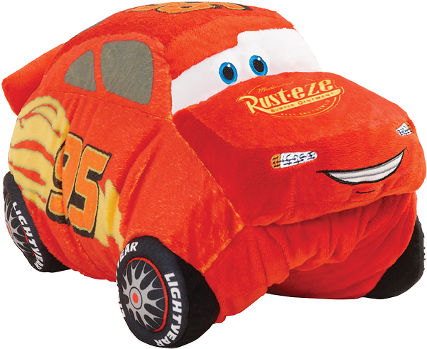 Disney Pixar Cars Lightning Mcqueen Pillow Pet - Disney Pixar Cars Pillow Pets - Cars 3 Lightning Mcqueen (600x600), Png Download