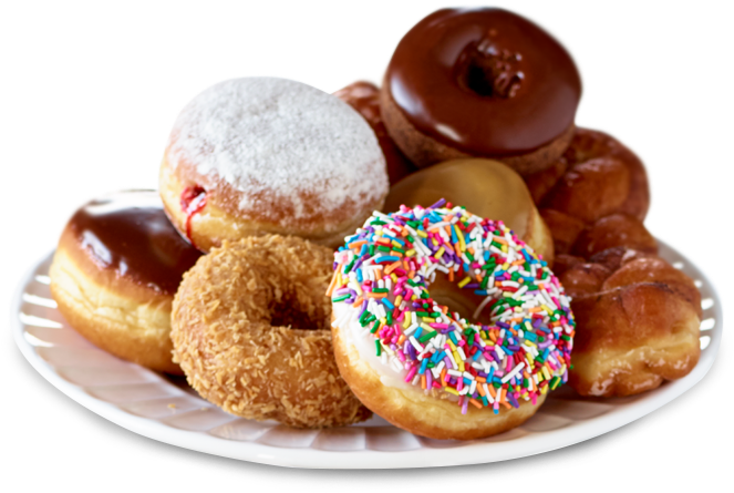 Donut Png Photo - Doughnuts Png (742x490), Png Download