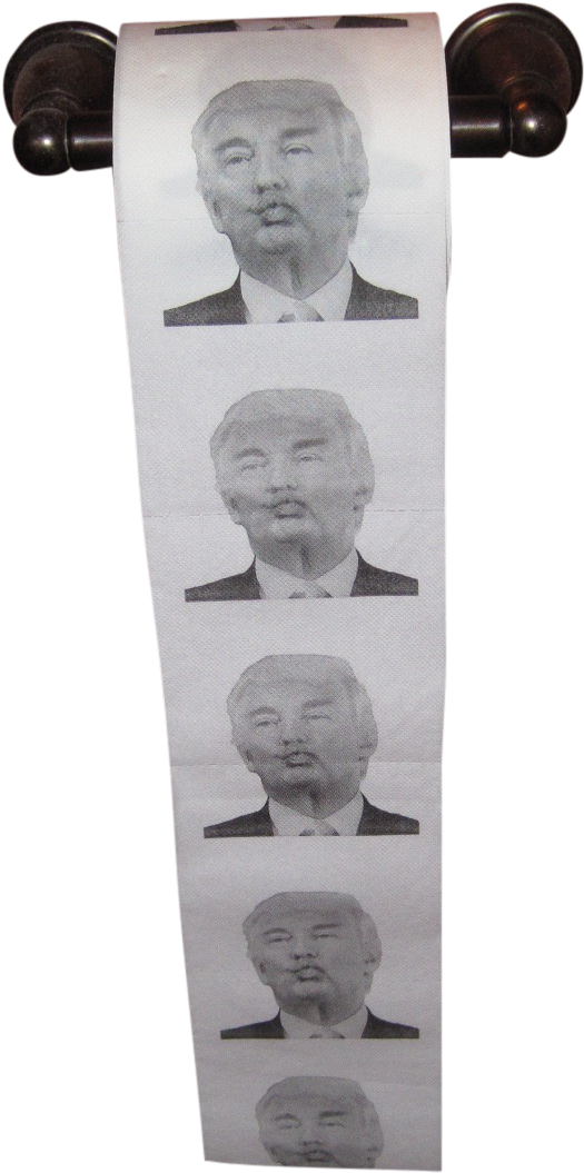Donald Trump Toilet Paper - Bust (1600x1200), Png Download