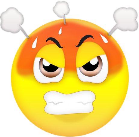 Angry Emoji Png Image - Angry Emoji Faces Png (480x491), Png Download