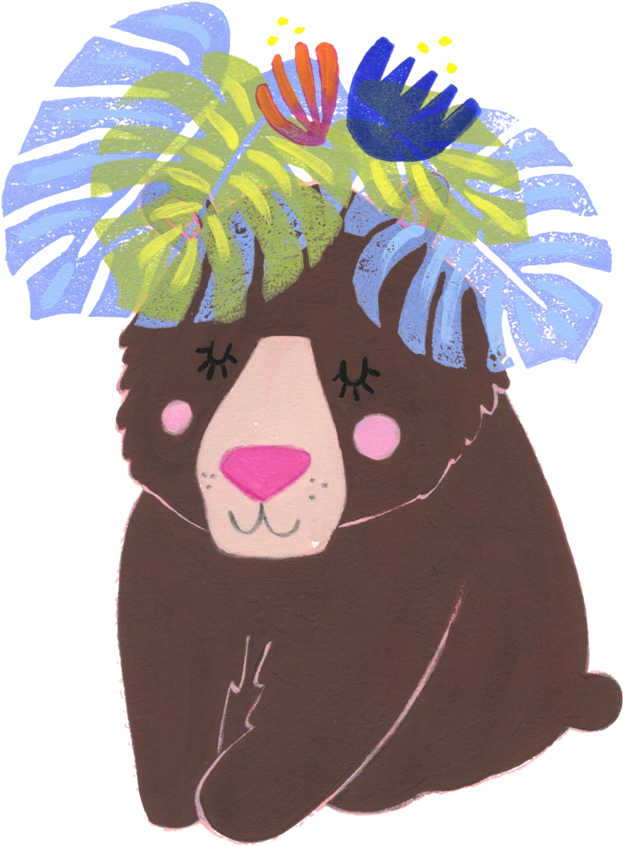 Tiny Black Bear - Jpeg (1000x1351), Png Download