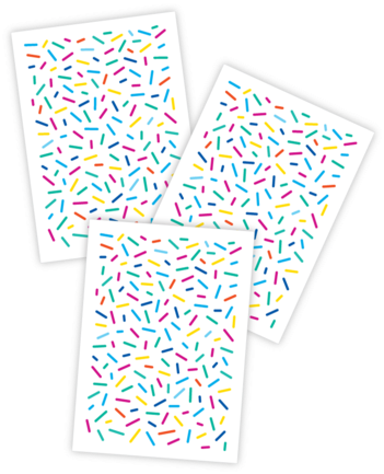 Sprinkle Freckles - Sprinkles (400x533), Png Download