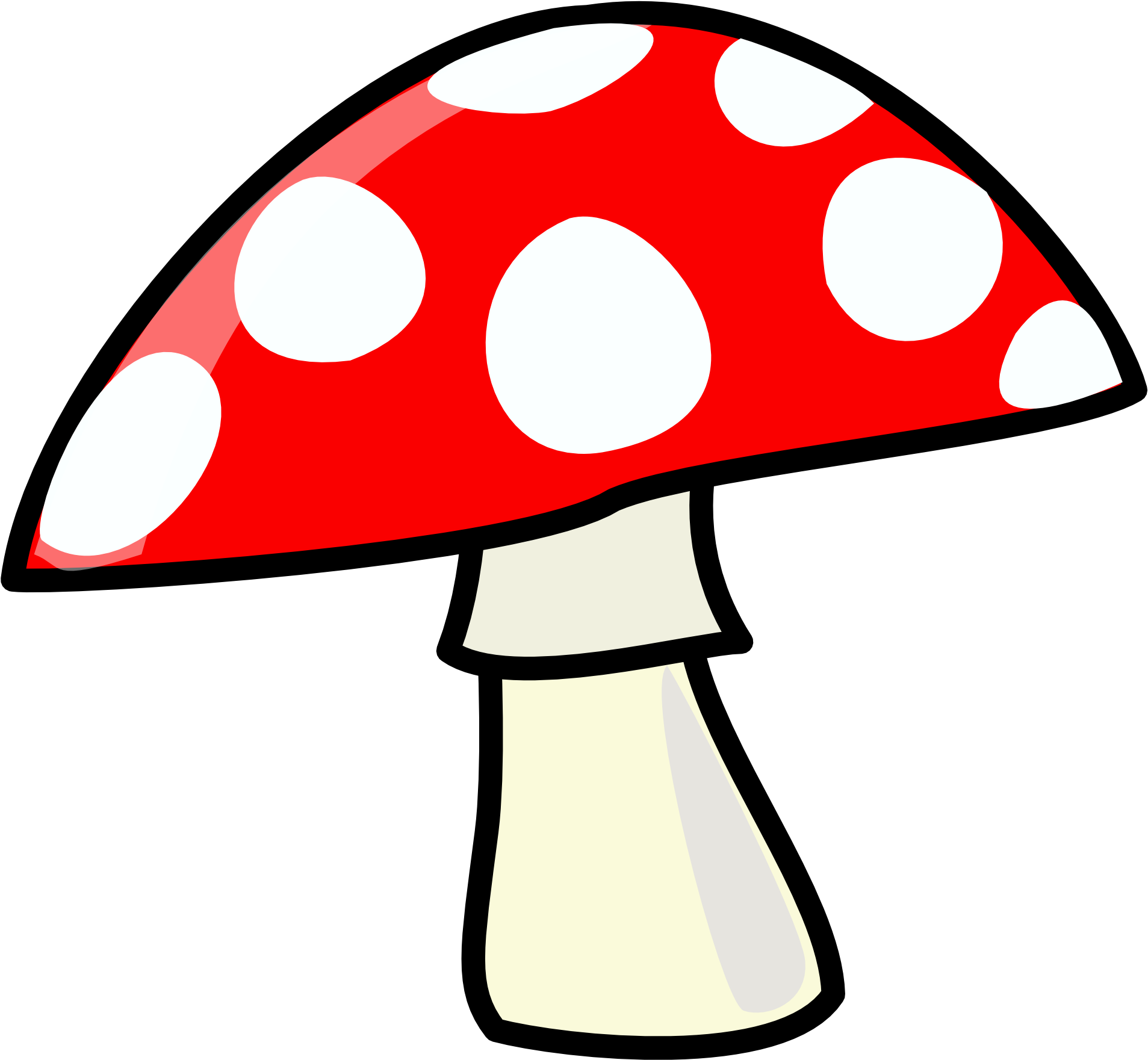 Clipart Info - Cartoon Mushroom (1969x1969), Png Download