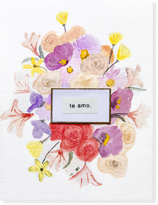 Watercolor 005 - Garden Roses (613x750), Png Download