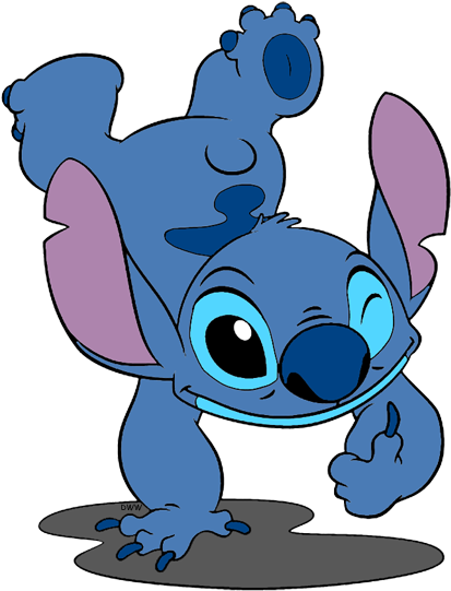 Stitch Background Png - Stitch 626 (450x557), Png Download