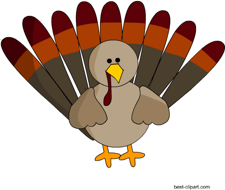 Cute Turkey Free Clip Art Image - Tooth Whitening (450x450), Png Download