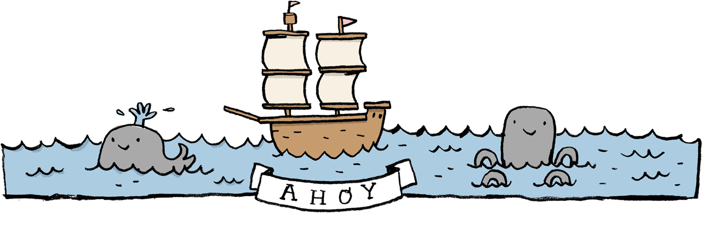 Tattly Ahoy Mike Lowery 00 V=1532012173 - Tattly (3000x3000), Png Download