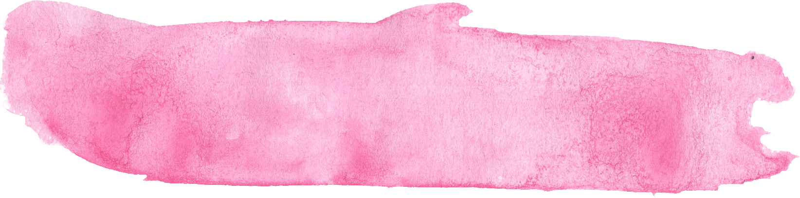 Png File Size - Pink Watercolor Brush Stroke Png (1024x254), Png Download