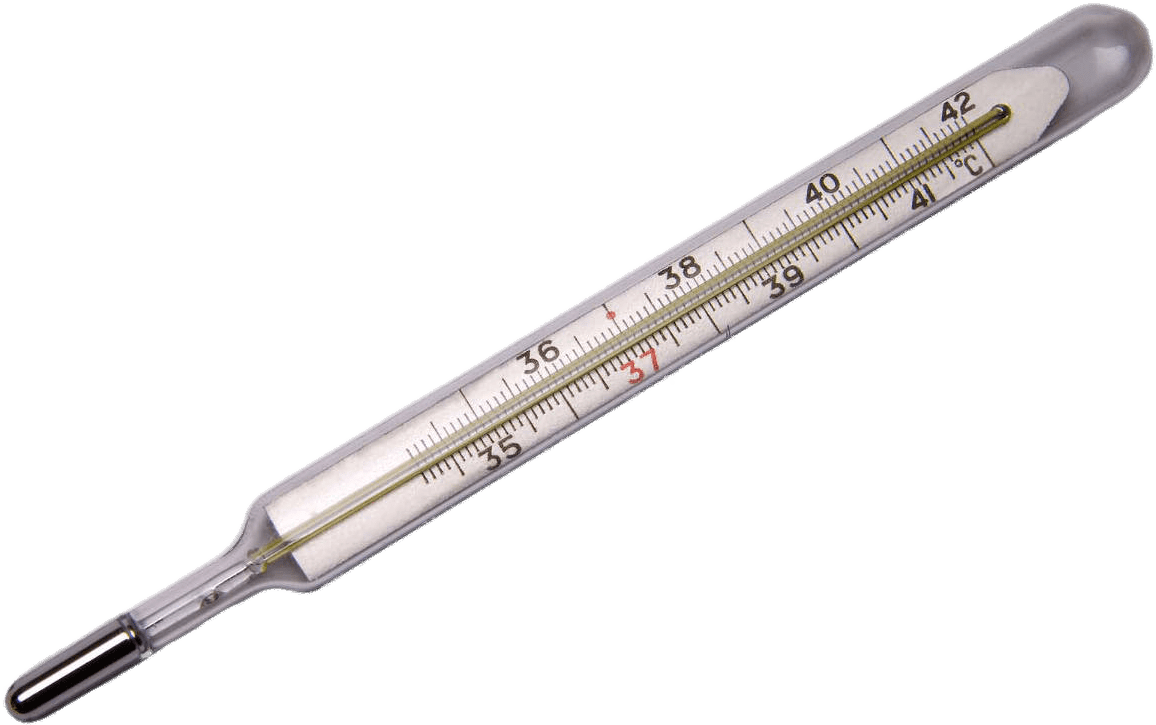 Classic Medical Thermometer - Termometro Png (1200x745), Png Download