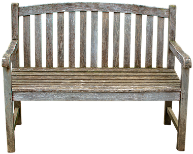 Bank, Bench, Wood, Seat, Out, Benches, Old, Bank Seat - Asientos De Madera Png (421x340), Png Download