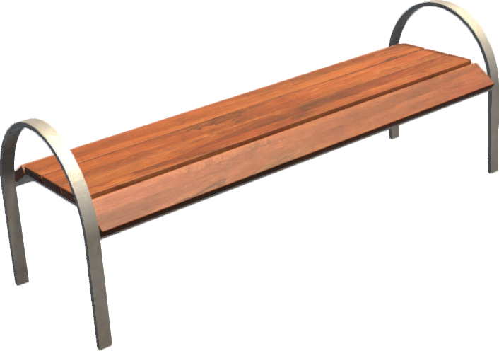 Park Bench V3 - Bench (706x496), Png Download
