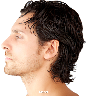 Free Icons Png - Png Men Hair Model (460x365), Png Download