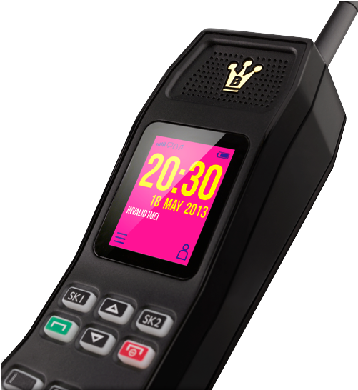 Phone Retro - Old School Trap Phone (500x630), Png Download