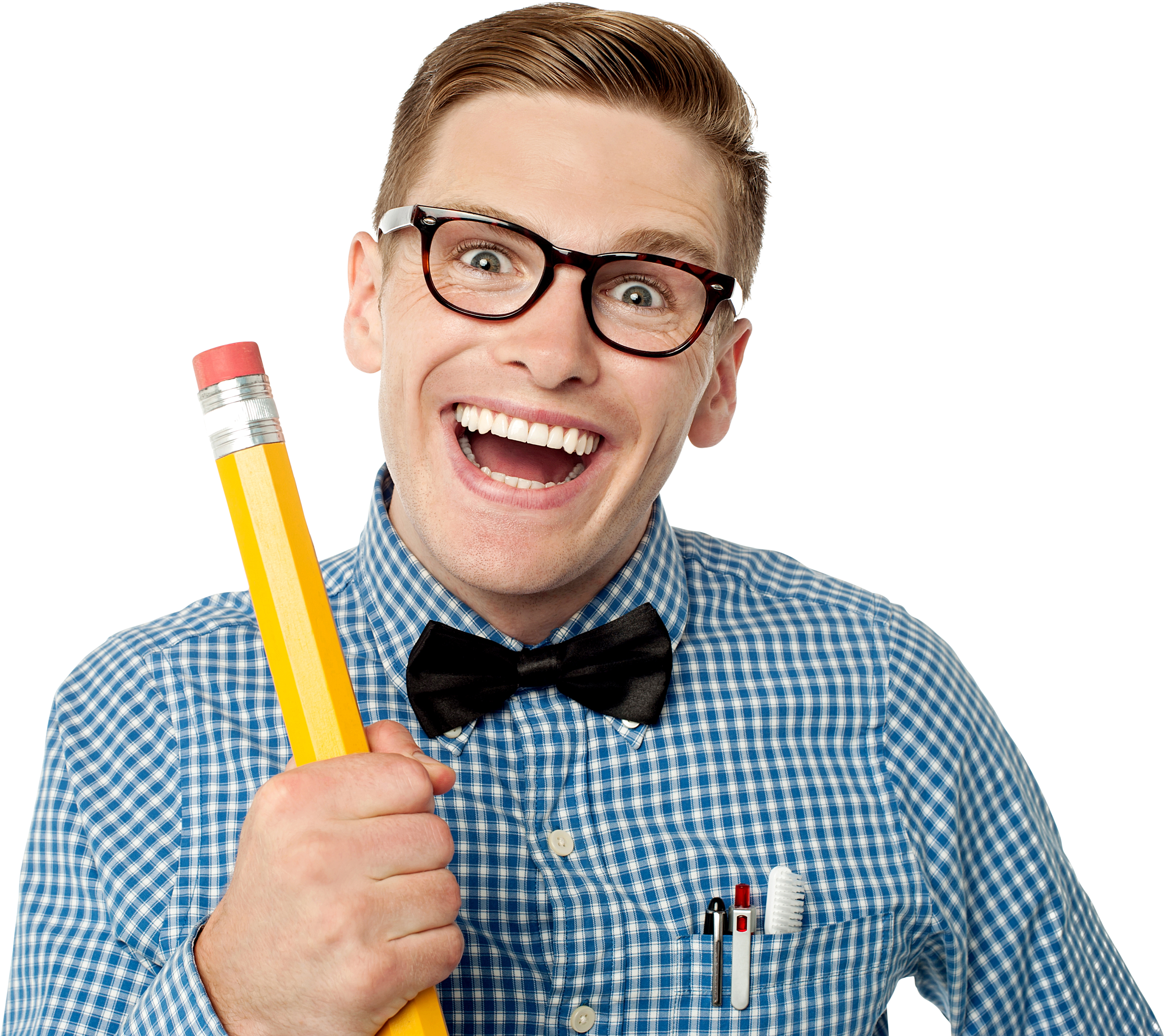 Nerd Studying (4809x3200), Png Download