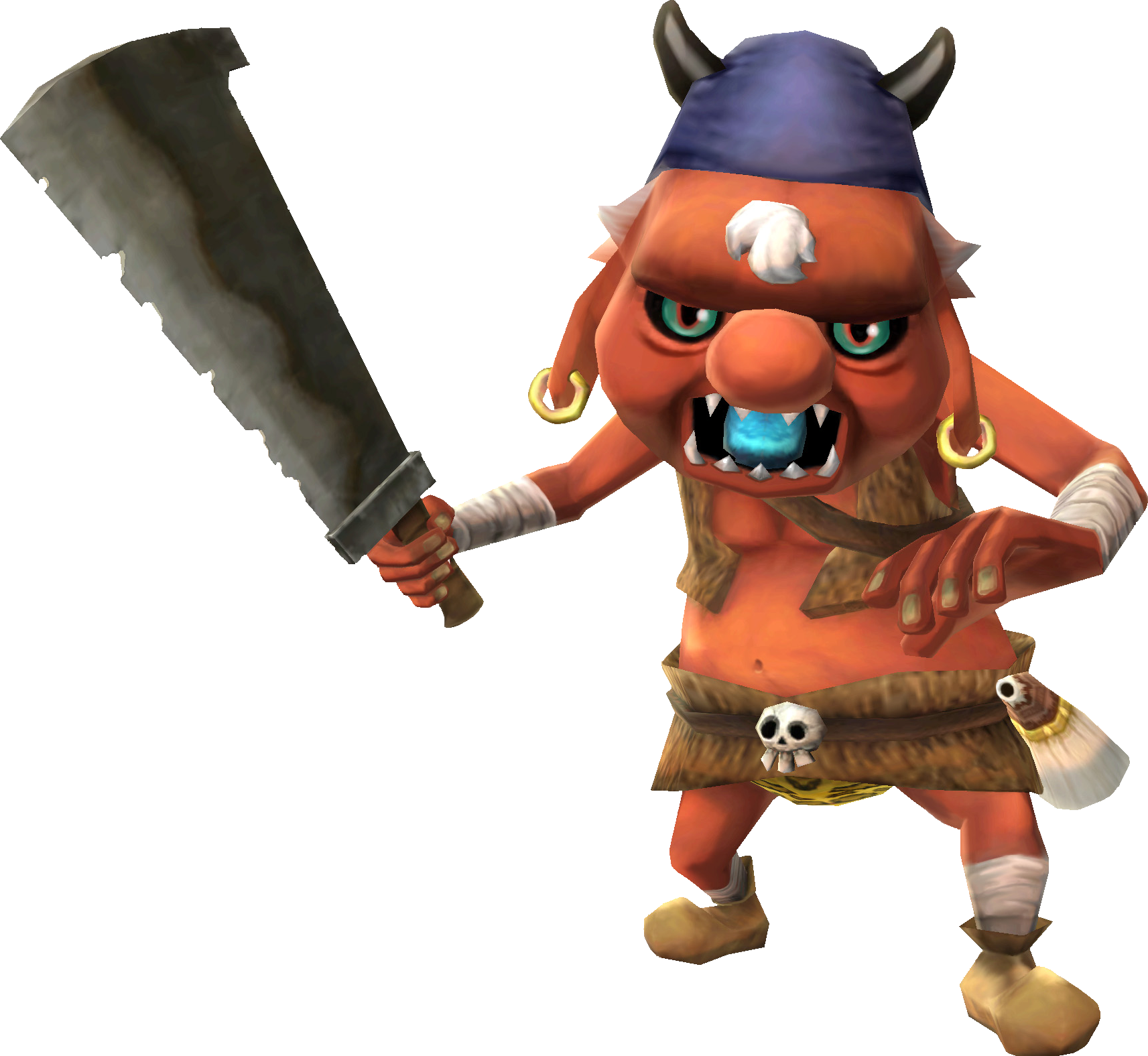 Red Bokoblin Leader - Legend Of Zelda Skyward Sword Bokoblin (1713x1576), Png Download