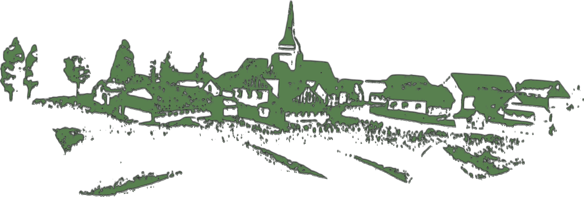 Open - Village Png (2000x675), Png Download