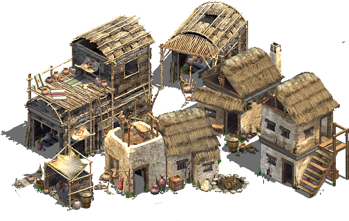Village Slav 0 - House (518x319), Png Download