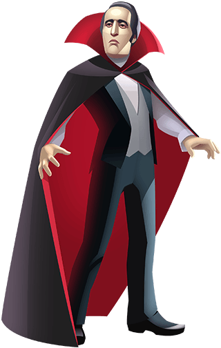 Dracula - Cape (320x504), Png Download