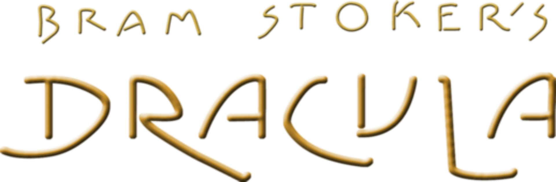 Bram Stoker's Dracula Movie Horizontal Gold Logo - Dracula Di Bram Stok Blu-ray (1920x630), Png Download