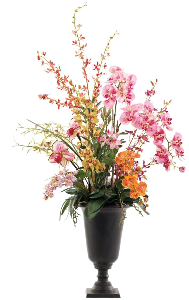 Flower Vase Background Png - Vase With Flowers Png (638x1000), Png Download