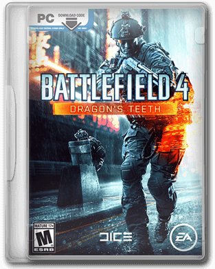 سی دی کی اوریجینال بازی Battlefield 4 Dragons Teeth - Battlefield 4 Dragon's Teeth (313x390), Png Download