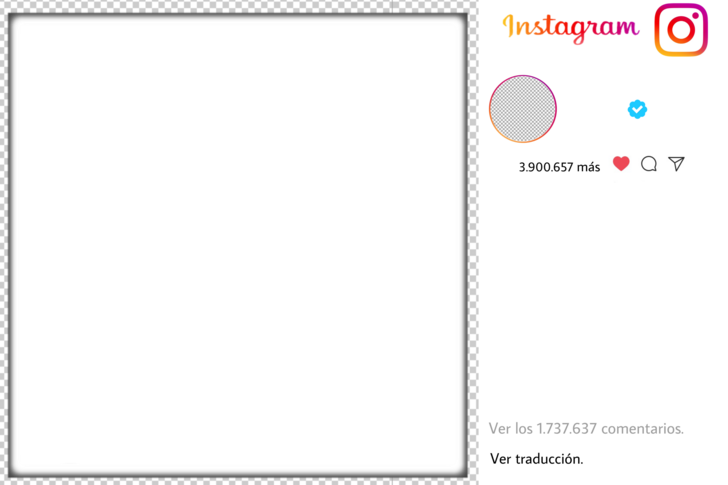 Plantilla Png Para Instagram, No Resubir Por Favor - Instagram Plantilla Png (728x485), Png Download
