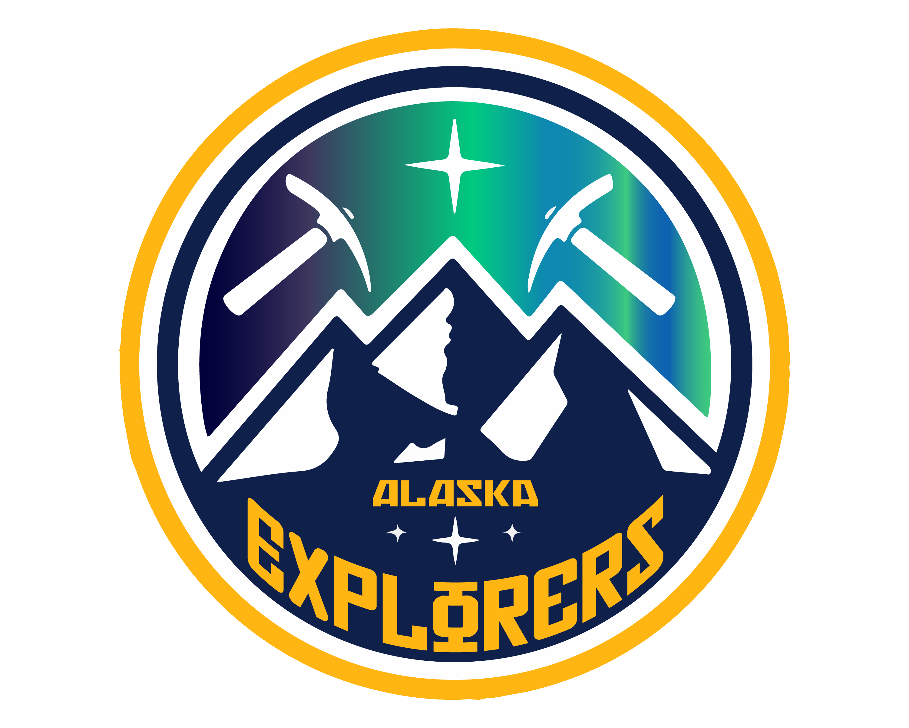Naturally I Changed The Name To Alaska Explorers, I - Alaska (3001x3001), Png Download