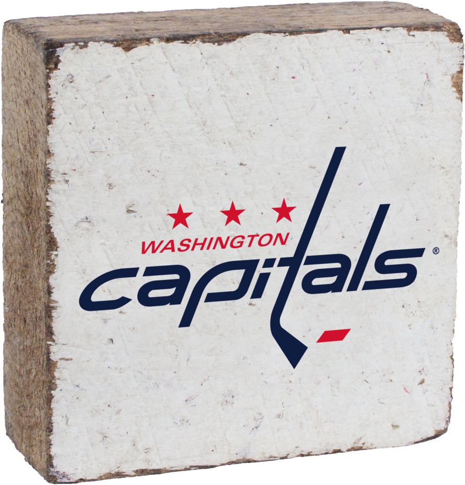 Washington Capitals Rustic Block - Nhl Washington Capitals Png (1024x1024), Png Download